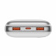 Baseus PPBD2-2022 Bipow Pro Power Bank 20000mAh 22.5W με 2 Θύρες USB-A και Θύρα USB-C Power Delivery (Ασημί)