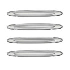 Baseus προστατευτικά πόρτας Airbag Bumper Strip Transparent CRFZT-A02 4 τεμάχια (Διάφανο)