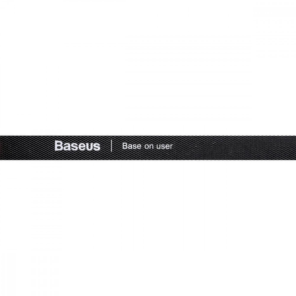 Baseus Rainbow Circle Velcro Straps ACMGT-F01 δεματικό καλωδίων 3m (Μαύρο)