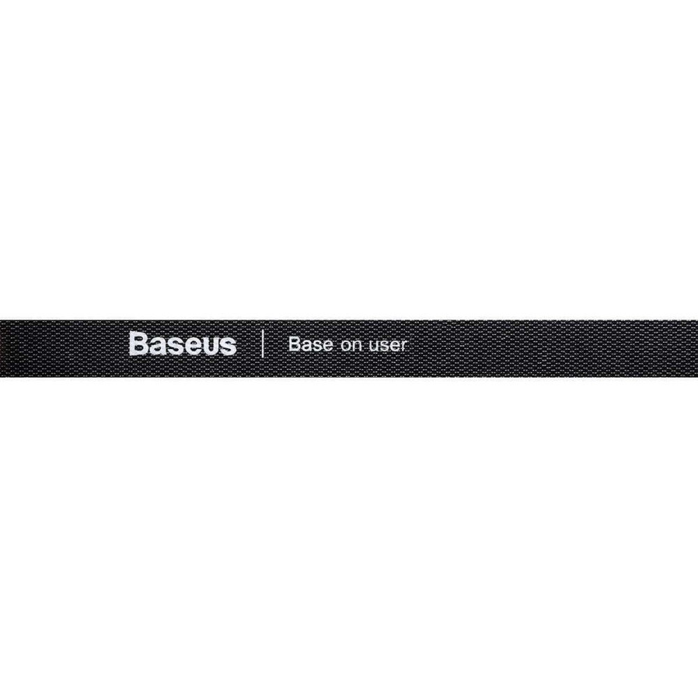 Baseus Rainbow Circle Velcro Straps ACMGT-F01 δεματικό καλωδίων 3m (Μαύρο)