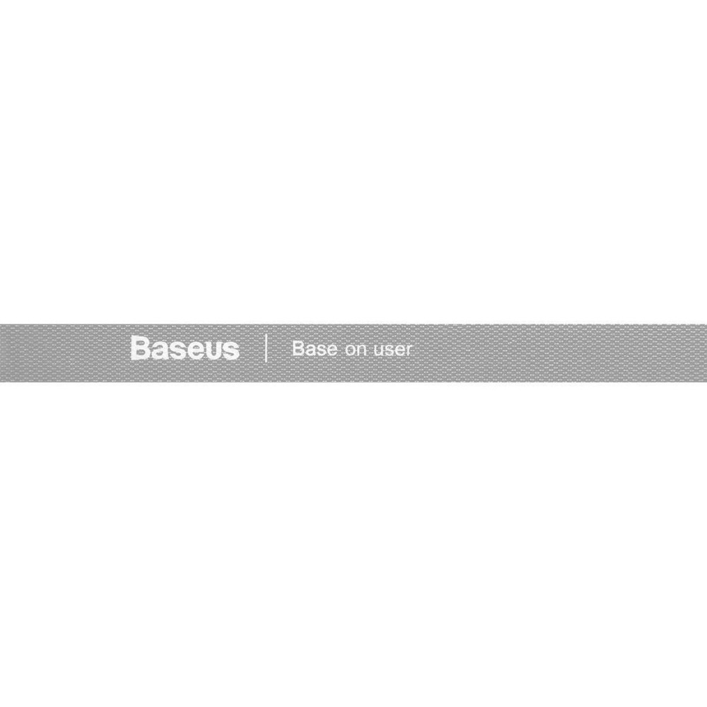 Baseus Rainbow Circle Velcro Straps ACMGT-F0G δεματικό καλωδίων 3m (Γκρι)