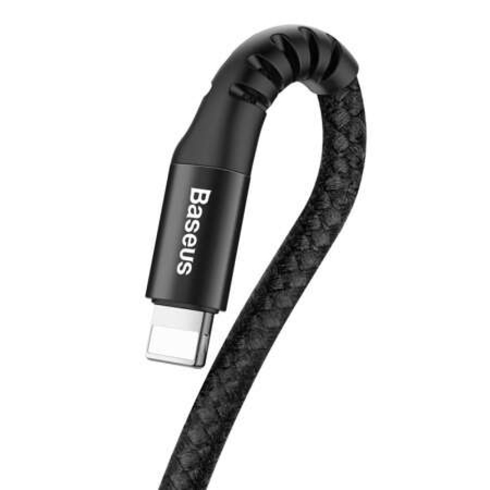 Καλώδιο Φόρτισης Baseus Fish Eye Spring Data Cable USB σε Lightning CALSR-01 2A 1m (Μαύρο)