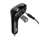 Baseus Streamer F40 Wireless MP3, AUX, USB και φορτιστής CCF40-01 (Μαύρο)
