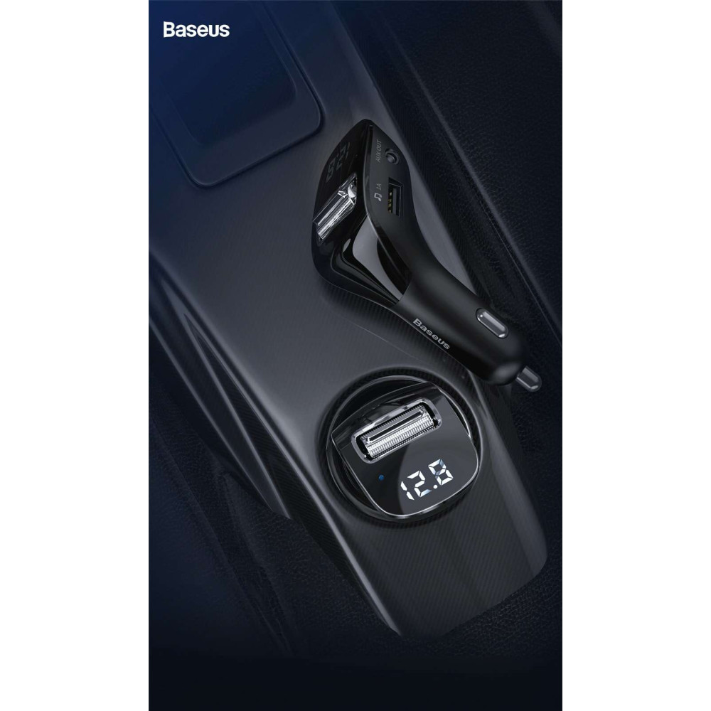 Baseus Streamer F40 Wireless MP3, AUX, USB και φορτιστής CCF40-01 (Μαύρο)