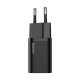 Baseus TZCCSUP-B01 Super Si Quick Charger 1C 20W Type-C με καλώδιο Lightning 1m (Μαύρο)