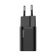 Baseus TZCCSUP-L01 Super Si Quick Charger 1C 25W Type-C με καλώδιο Type-C 1m (Μαύρο)