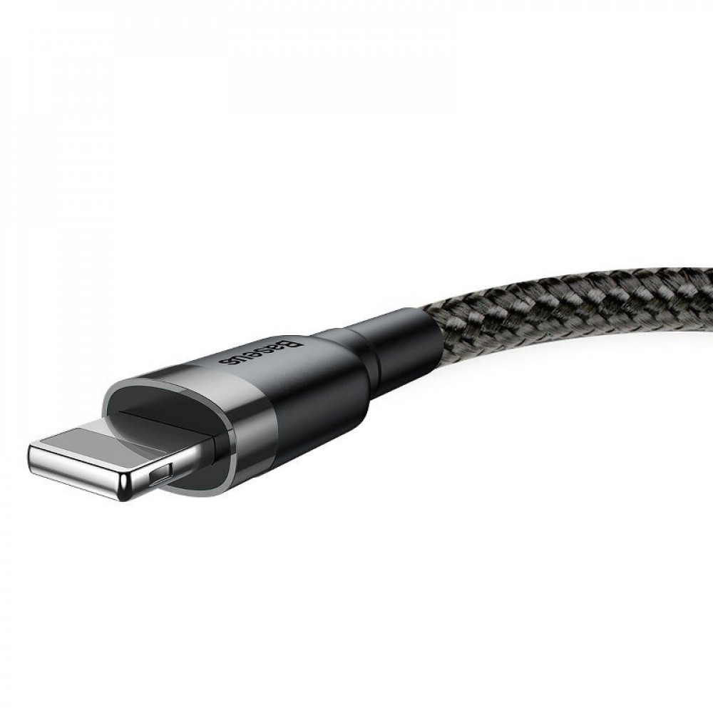 Καλώδιο Φόρτισης Baseus USB σε Lightning CALKLF-RG1 3m (Μαύρο - Γκρι)