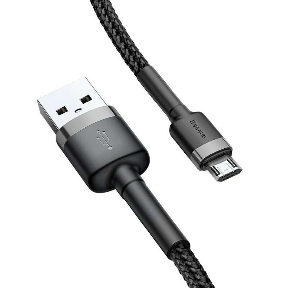 Καλώδιο Φόρτισης Baseus USB σε Micro USB CAMKLF-HG1 3m (Μαύρο - Γκρι)