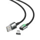 Μαγνητικό καλώδιο Φόρτισης Baseus Zinc Magnetic USB σε Lightning 3A CATXC-A01 1m (Μαύρο)