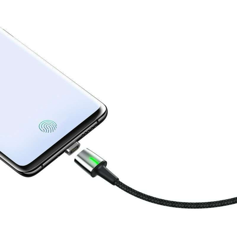 Μαγνητικό καλώδιο Φόρτισης Baseus Zinc Magnetic USB σε Lightning 3A CATXC-A01 1m (Μαύρο)