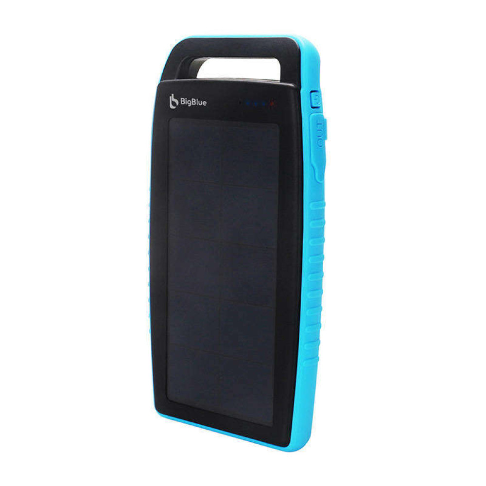 Bigblue SL-CP001A Ηλιακό Power Bank 10000mAh με 2 Θύρες USB-A (Μαύρο)