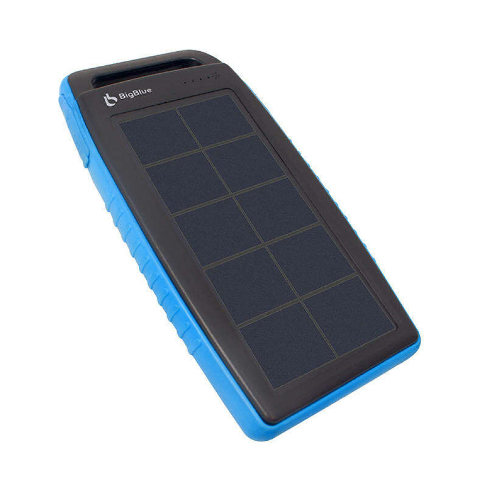 Bigblue SL-CP001A Ηλιακό Power Bank 10000mAh με 2 Θύρες USB-A (Μαύρο)