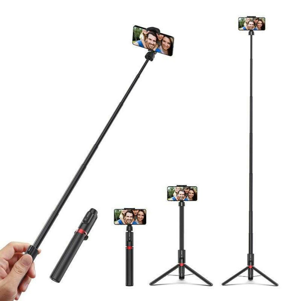 BlitzWolf BW-BS10 Plus Bluetooth Selfie Stick & Τρίποδο (Μαύρο)