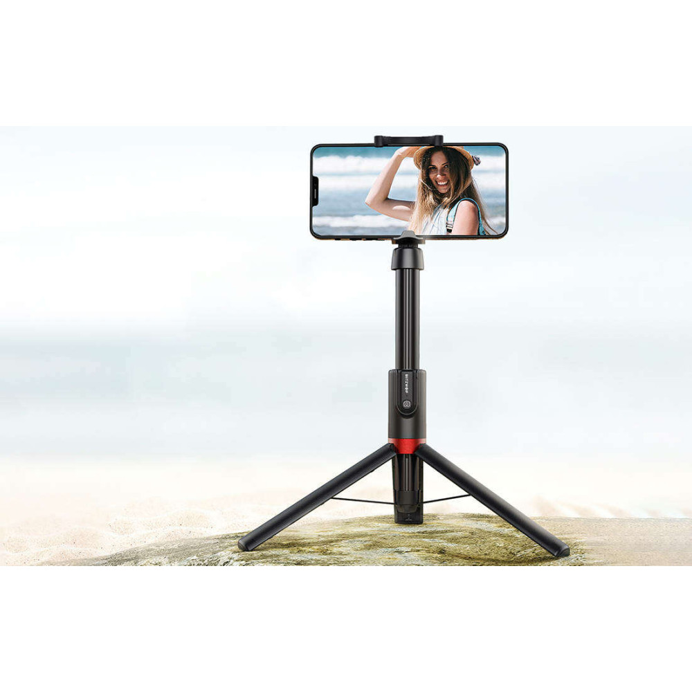 BlitzWolf BW-BS10 Plus Bluetooth Selfie Stick & Τρίποδο (Μαύρο)