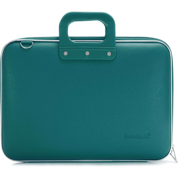 Bombata Classic Τσάντα Ώμου / Χειρός για Laptop 15.6" (Teal Blue)