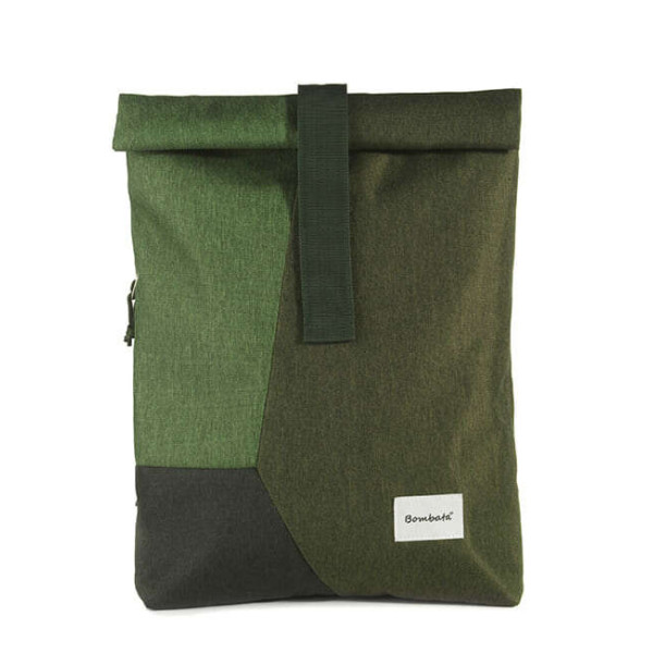 Bombata Small Backpack Τσάντα Πλάτης για Laptop 15.6" (Khaki Green)