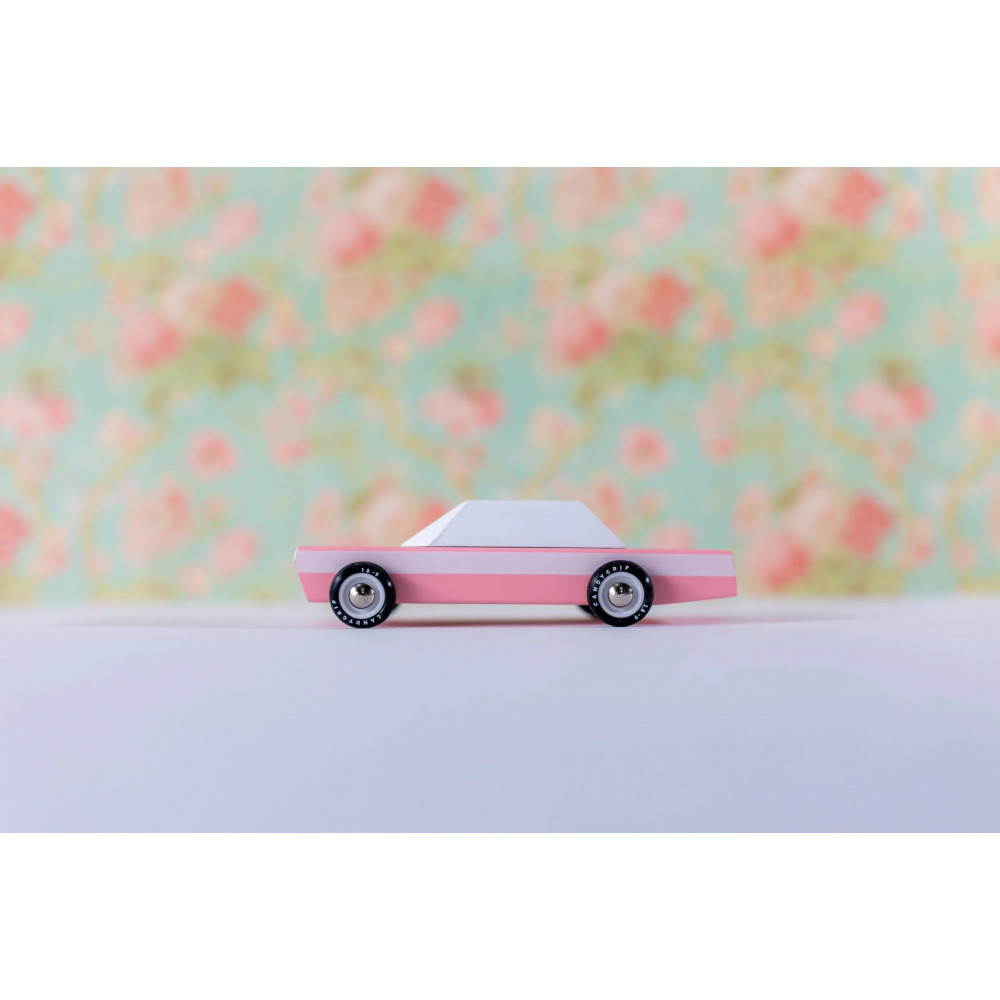 Candylab Americana Ξύλινο Αυτοκίνητο Pink Cruiser (Ροζ-Λευκό)