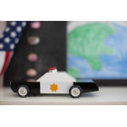 Candylab Candycar Ξύλινο Αστυνομικό Αυτοκίνητο Police Car (Μαύρο-Λευκό)