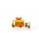 Candylab Candyvan Ξύλινο Όχημα Hot Dog Van (Κίτρινο)