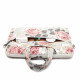 Canvaslife Briefcase Θήκη Τσάντα (Laptop / MacBook Air / Pro) 13"-14" White Rose