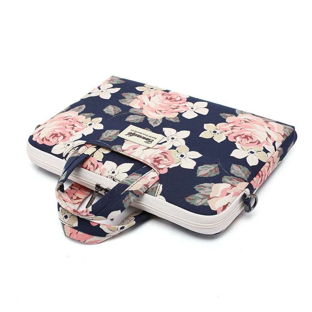 Canvaslife Briefcase Θήκη Τσάντα (Laptop / MacBook Air / Pro) 15"-16" Navy Rose