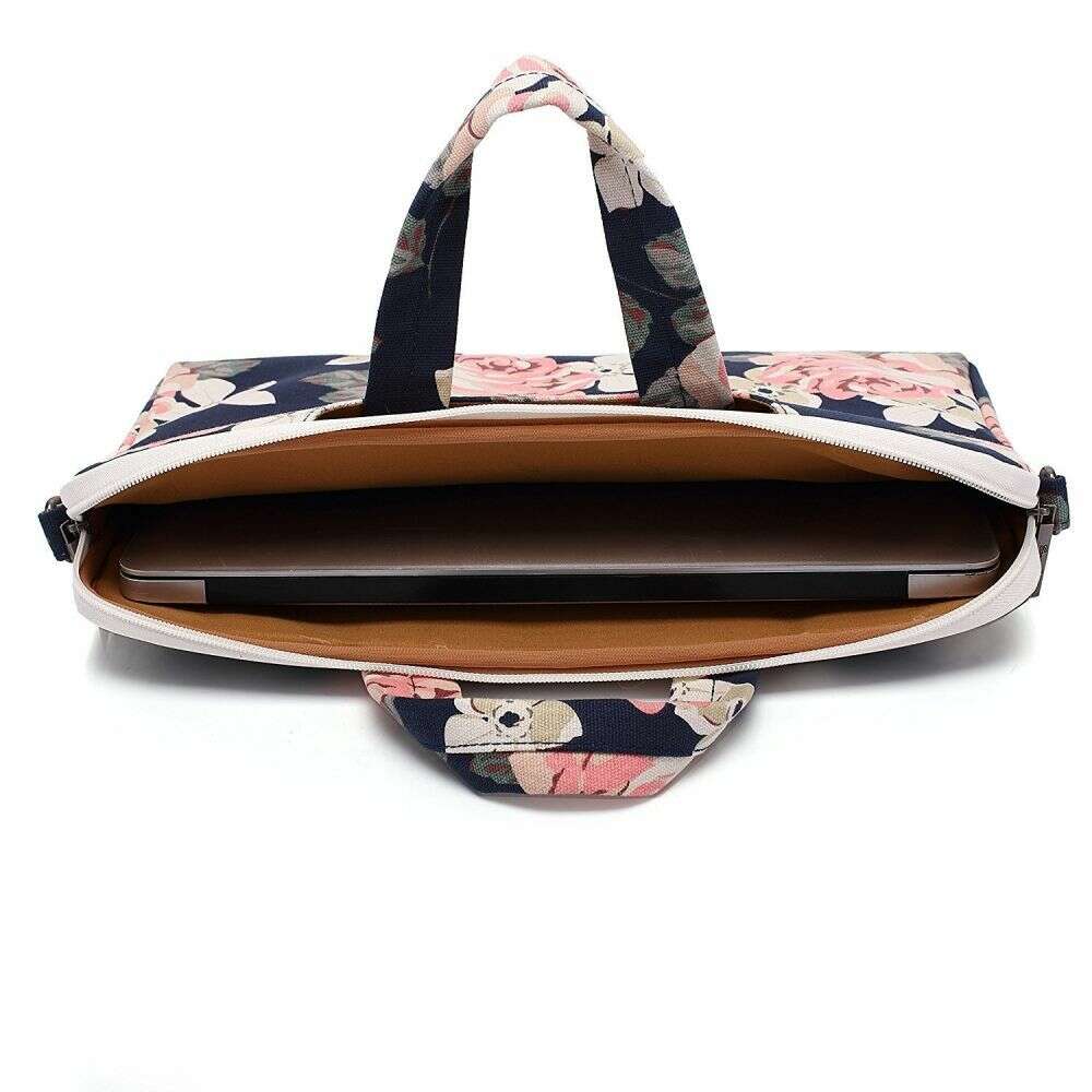 Canvaslife Briefcase Θήκη Τσάντα (Laptop / MacBook Air / Pro) 15"-16" Navy Rose