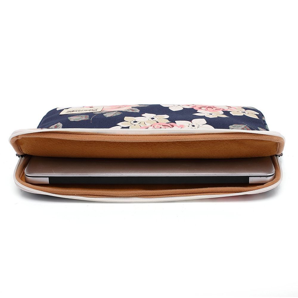 Canvaslife Sleeve Θήκη Τσάντα (Laptop / MacBook Air / Pro) 15"-16" Navy Rose
