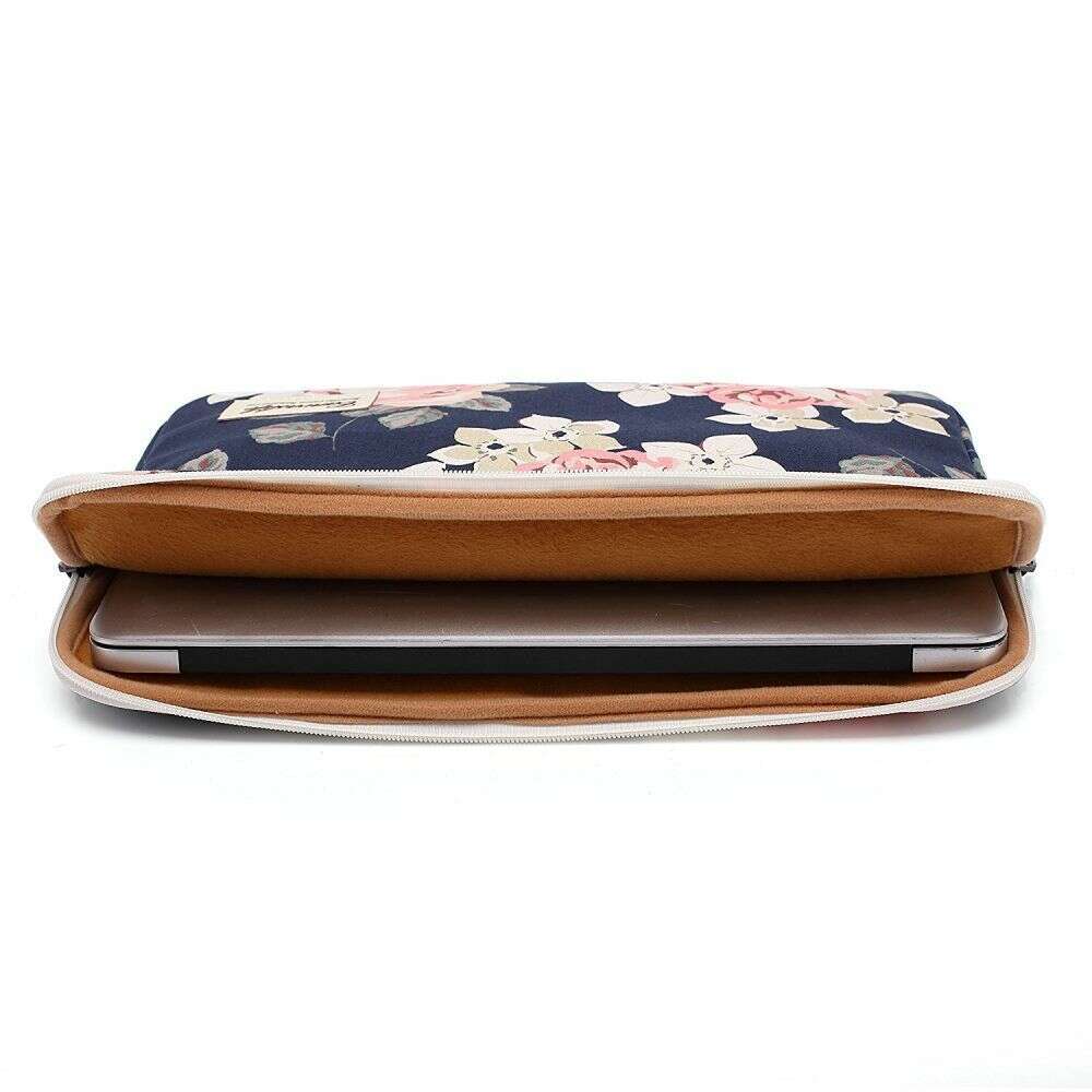 Canvaslife Sleeve Θήκη Τσάντα (Laptop / MacBook Air / Pro) 15"-16" Navy Rose