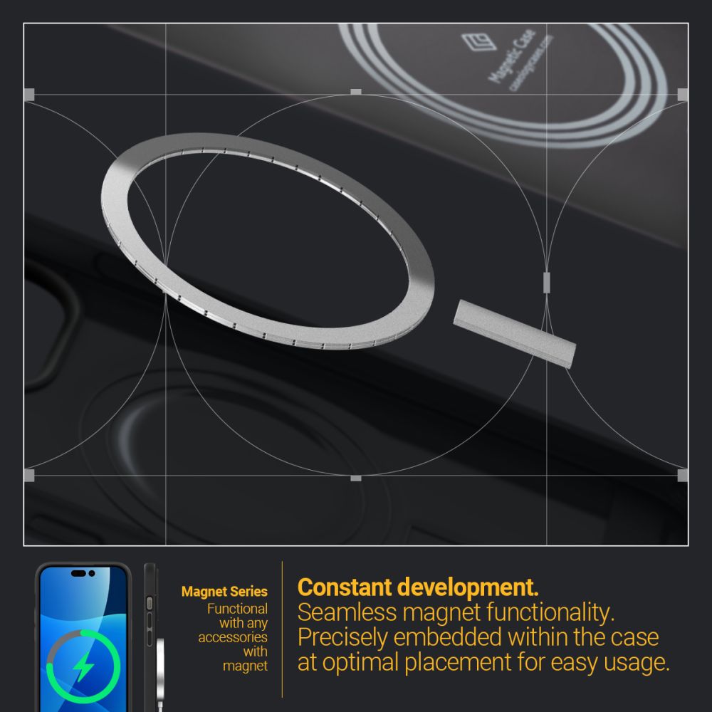 Spigen Caseology Parallax Magsafe Back Cover Θήκη για Apple iPhone 14 Pro Max (Burgundy)