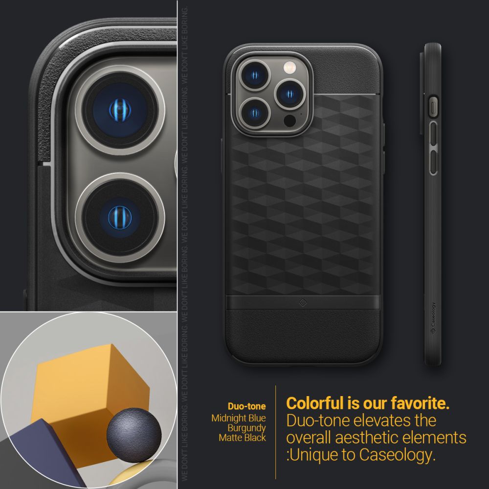 Spigen Caseology Parallax Magsafe Back Cover Θήκη για Apple iPhone 14 Pro Max (Midnight Blue)