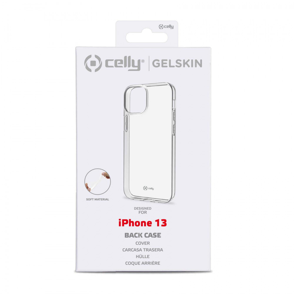 Celly Gelskin TPU Back Cover για iPhone 13 (Διάφανο)