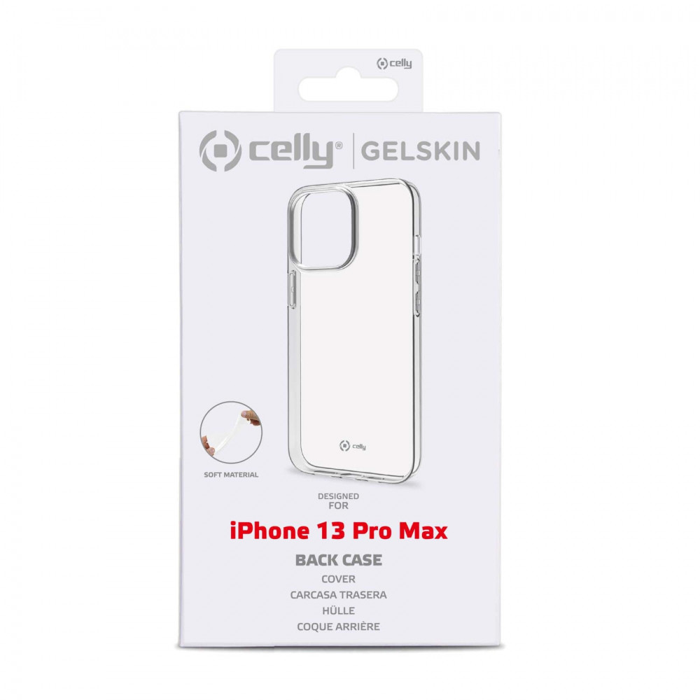 Celly Gelskin TPU Back Cover για iPhone 13 Pro Max (Διάφανο)