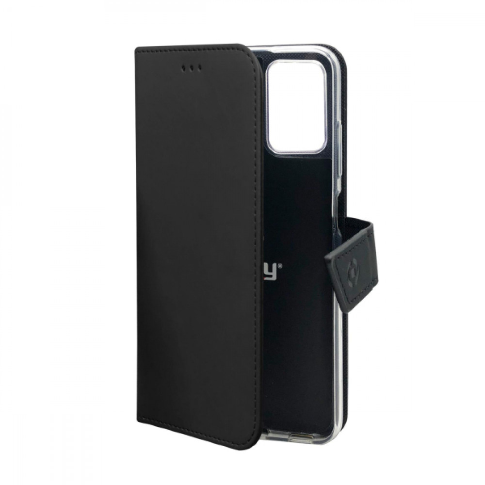 Celly Wally Book Case για iPhone 14 Pro Max (Μαύρο)