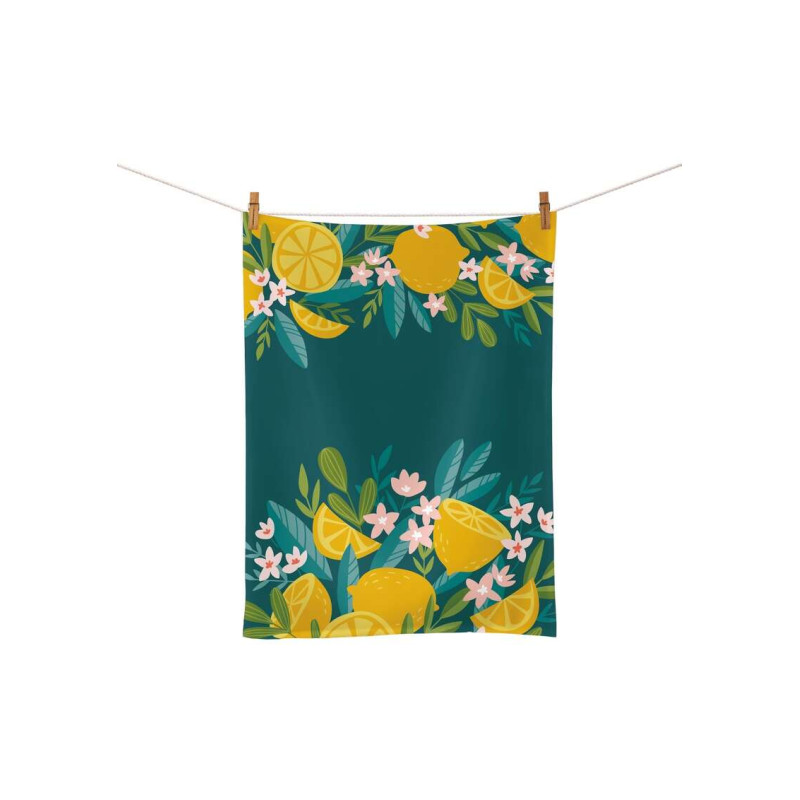 Chic Mic Lemons Πετσέτα Κουζίνας από Οργανικό Βαμβάκι 50x70cm