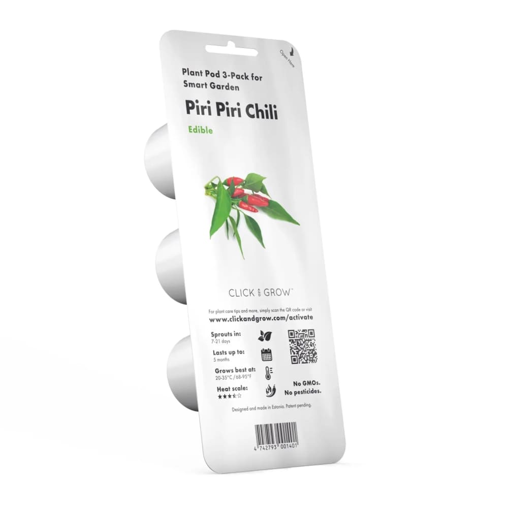 Click & Grow Συσκευασία Σπόρων με Χώμα για Πιπεριές Piri Piri (3τμχ)
