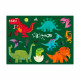 Crocodile Creek Αφίσα για ζωγραφική με κηρομπογιές "Δεινόσαυροι"