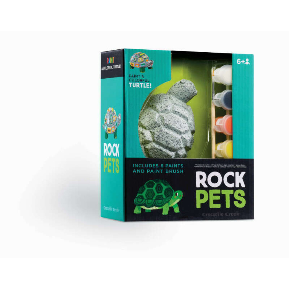 Crocodile Creek Σετ Ζωγραφικής Rock Pets Χελώνα