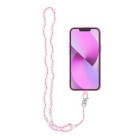 Crystal Diamond Λουράκι Λαιμού για Κινητά με μήκος 74cm (Ροζ)