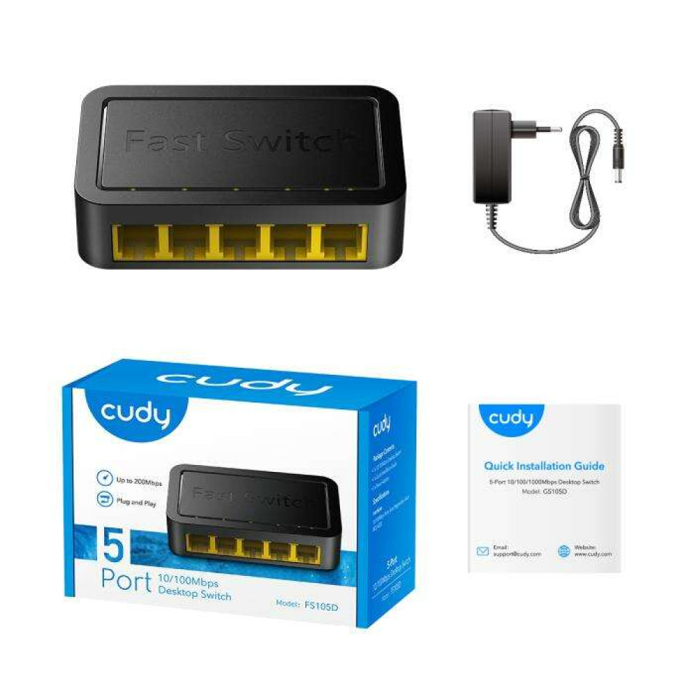 Cudy FS105D Switch με 5-Port 10/100Mbps