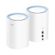 Cudy M1200 Whole Home Mesh WiFi System Dual Band 2.4 & 5GHz (2-Pack) 