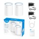 Cudy M1200 Whole Home Mesh WiFi System Dual Band 2.4 & 5GHz (2-Pack) 