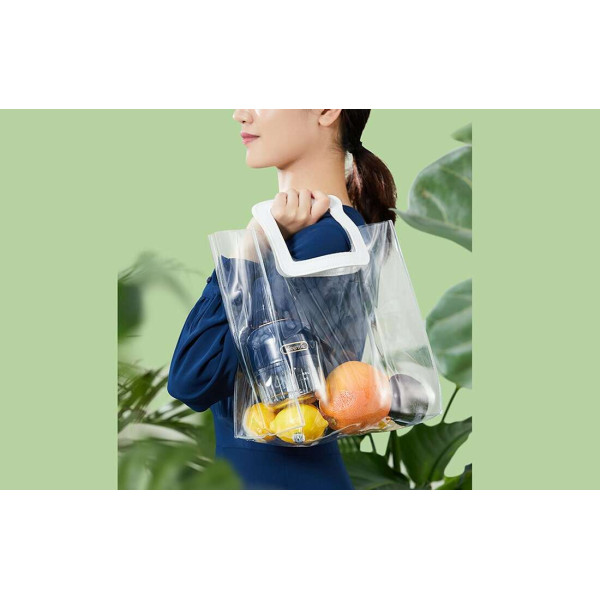 Deerma JS100 Μίνι Φορητό Μπλέντερ με κανάτα 150ml 1500mAH 40W (Μπλε)