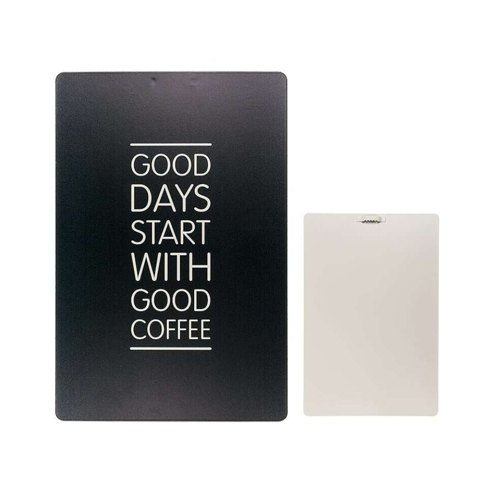 Διακοσμητική μεταλλική πινακίδα Good days start with good coffee- 20x30cm