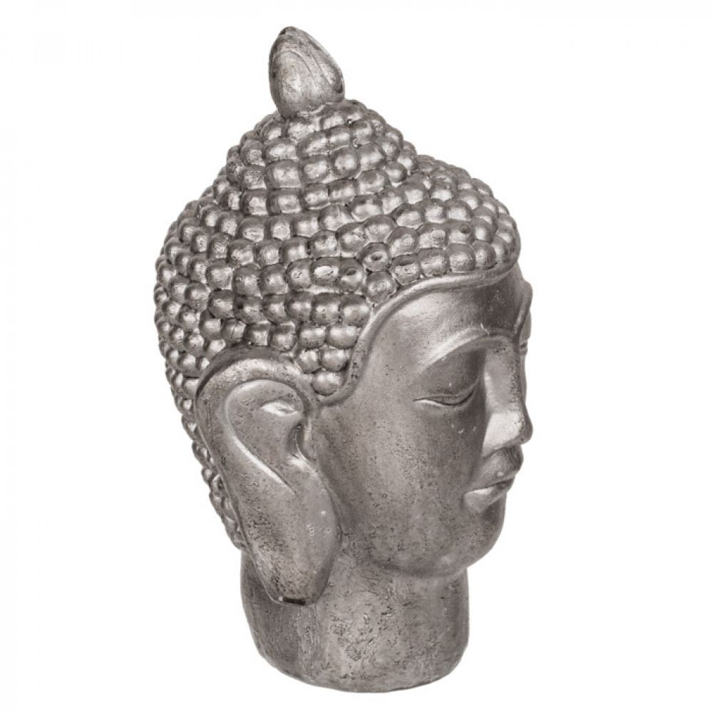 Διακοσμητικός Βούδας Κεφάλι Πολυρητίνης 02 (16 x 9 cm)