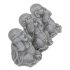 Διακοσμητικός Βούδας Πολυρητίνης Hear No Evil (8 x 7, 5 cm)