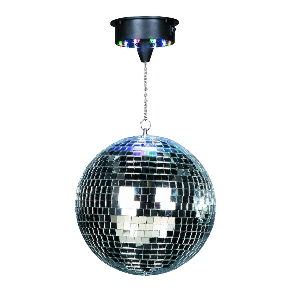 Discoball με LED και κινητήρα 30cm - ibiza Light Disco Light Set DISCO1-30