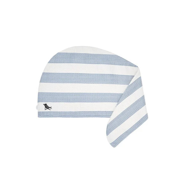 Dock & Bay Πετσέτα Μαλλιών με ελαφριά πικέ ύφανση 63x26cm - Storm Cloud