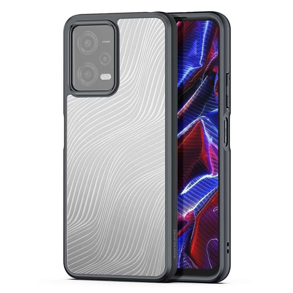 Dux Ducis Aimo Series Back Cover Θήκη για Xiaomi Redmi Note 12 5G / Poco X5 5G (Διάφανο-Μαύρο)