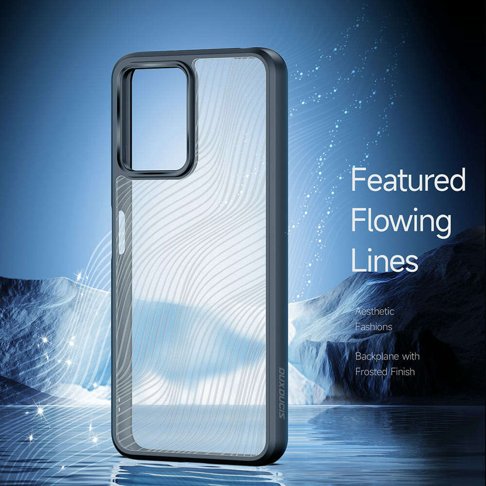 Dux Ducis Aimo Series Back Cover Θήκη για Xiaomi Redmi Note 12 5G / Poco X5 5G (Διάφανο-Μαύρο)