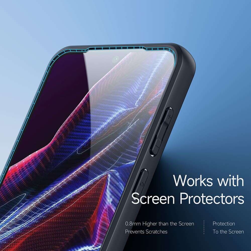 Dux Ducis Aimo Series Back Cover Θήκη για Xiaomi Redmi Note 12 5G / Poco X5 5G (Διάφανο-Μαύρο)